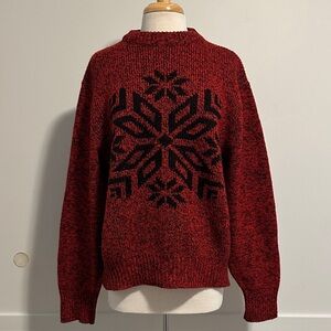 Vintage Eddie Bauer large wool sweater